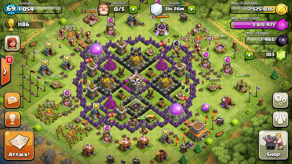 Clash of Clans Tips : Town Hall level 8 Layouts
