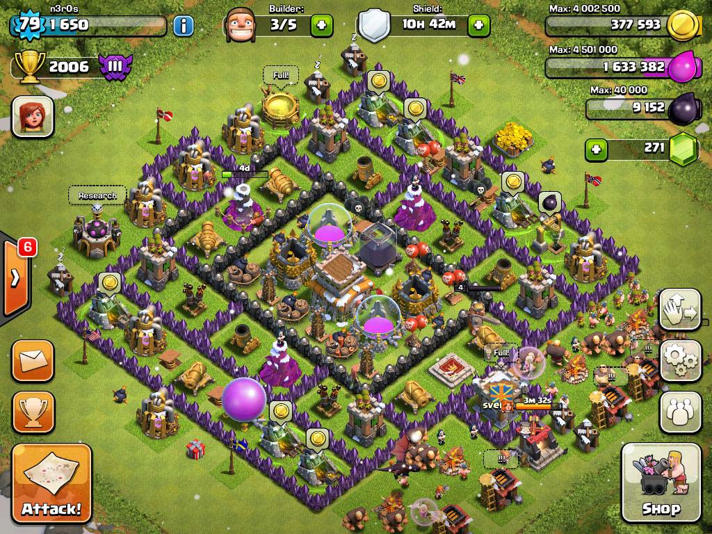 Clash of Clans Tips : Town Hall level 8 Layouts