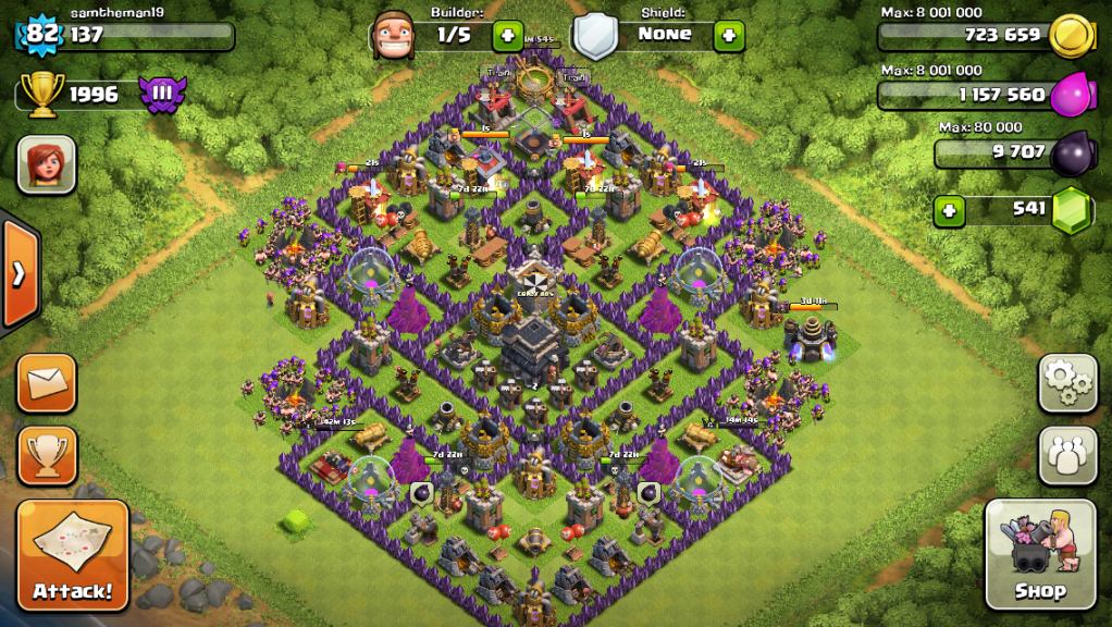 Clash of Clans Tips : Town Hall level 9 Layouts