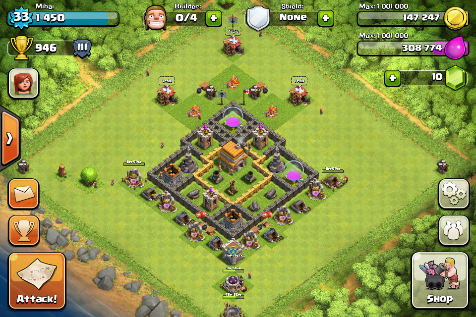 Clash of Clans Tips : Town Hall level 6 Layouts