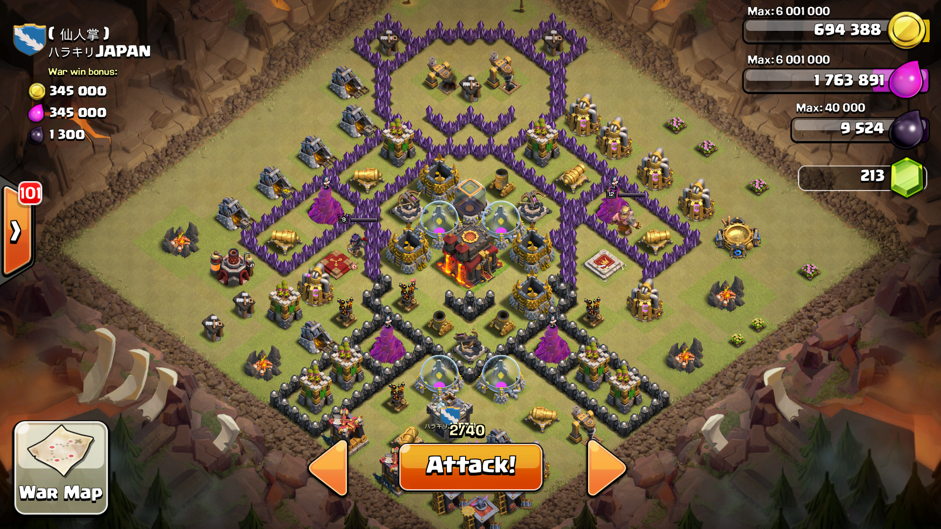 Clash of Clans Town Hall 10 Base War