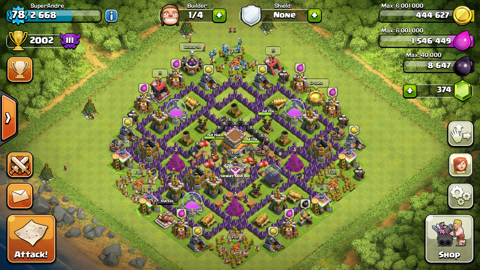 Clash of Clans Tips Town Hall level 8 Layouts (part 2)