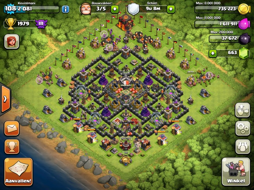 dead base clash of clans