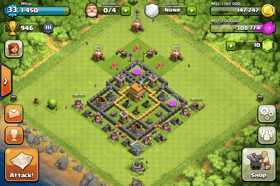 Hacks for clash of clans