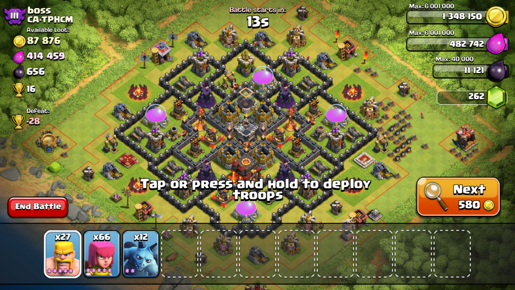 xmodgames clash of clans bluestacks