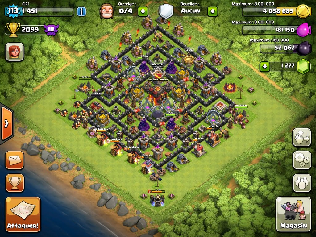 Clash of Clans Tips Town Hall level 10 Layouts (part 2)