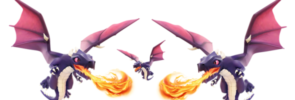 clash of clans dragon lvl