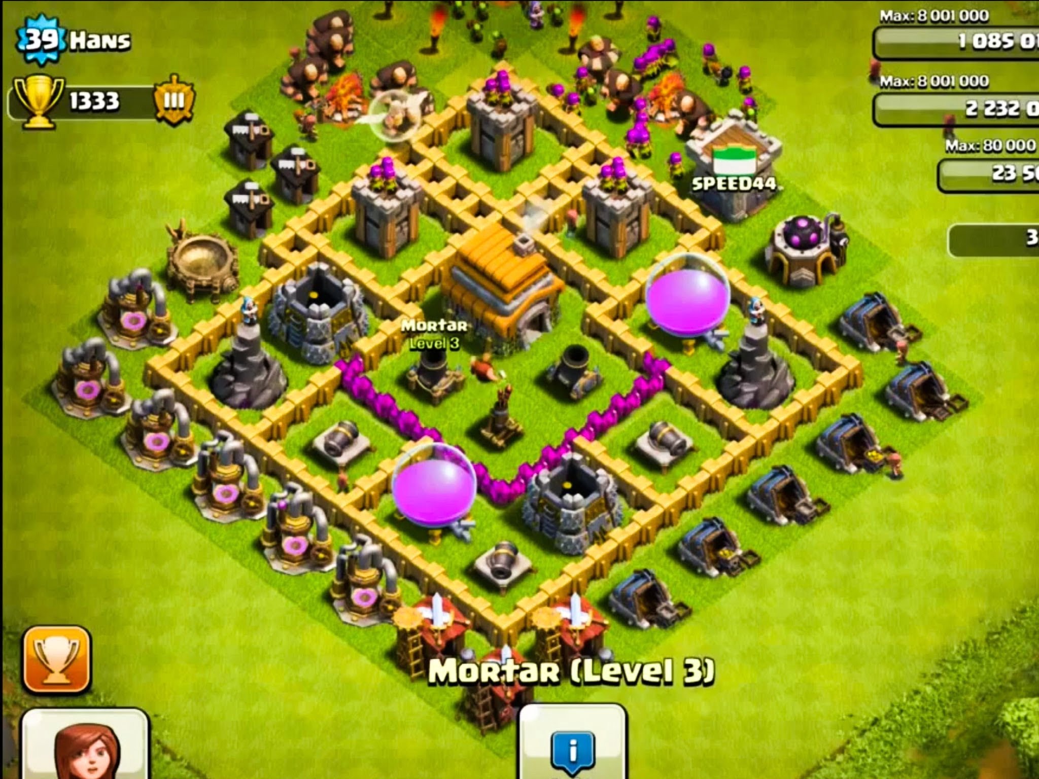 clash of clan strategy level 6